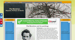 Desktop Screenshot of piet-mondrian.org