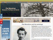 Tablet Screenshot of piet-mondrian.org